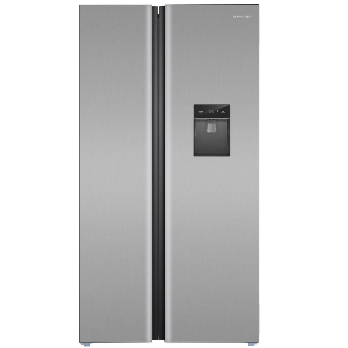 schneider Réfrigérateur américain 92cm 503l f nofrost inox schneider