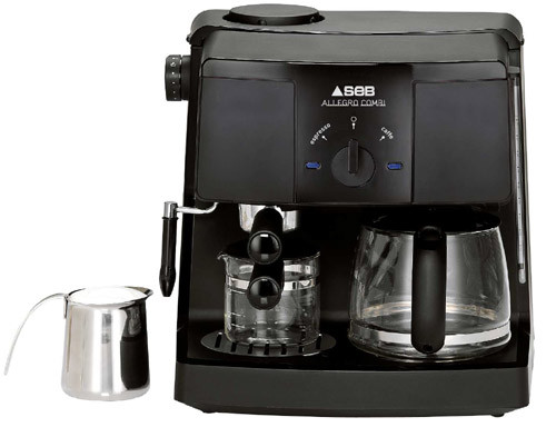 seb Combiné expresso cafetière 4 bars seb