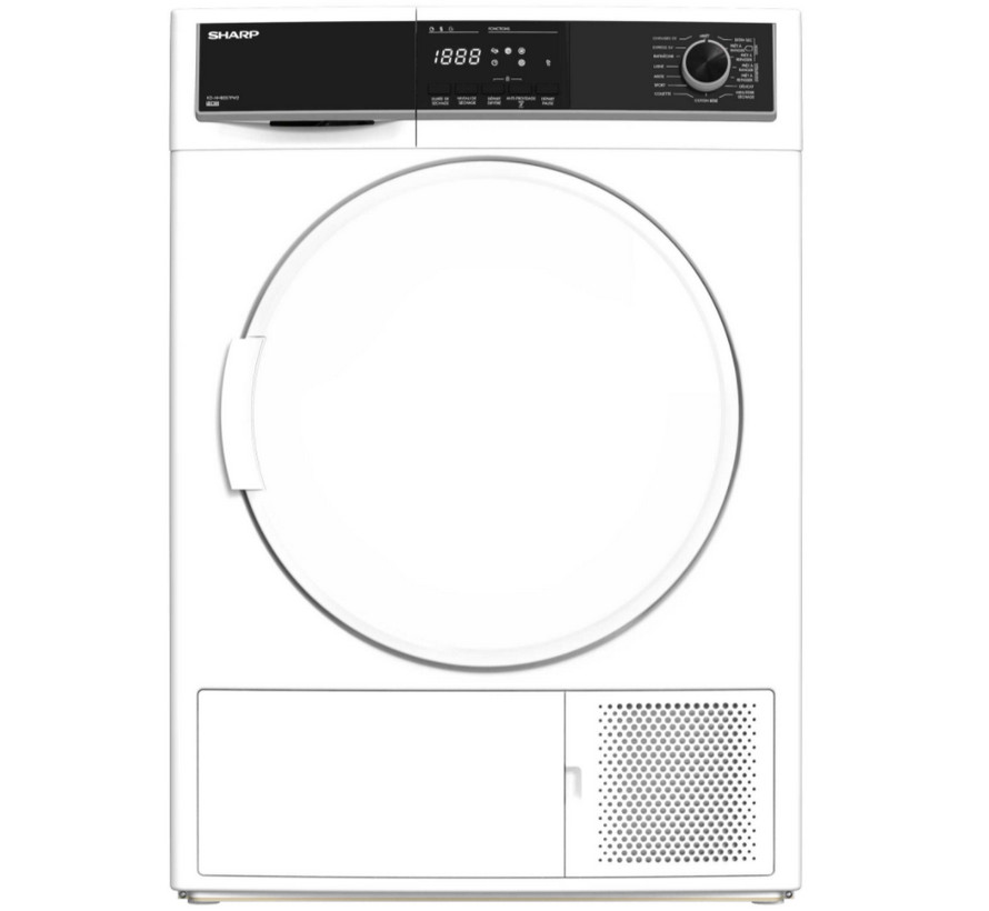 sharp Sèche-linge pompe à chaleur avec condenseur 60cm 10kg sharp