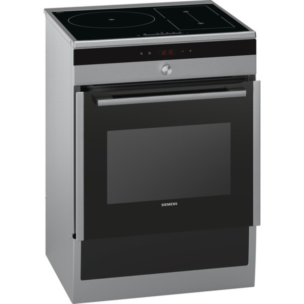 siemens Cuisinière électrique a 66l 3 foyers induction inox siemens