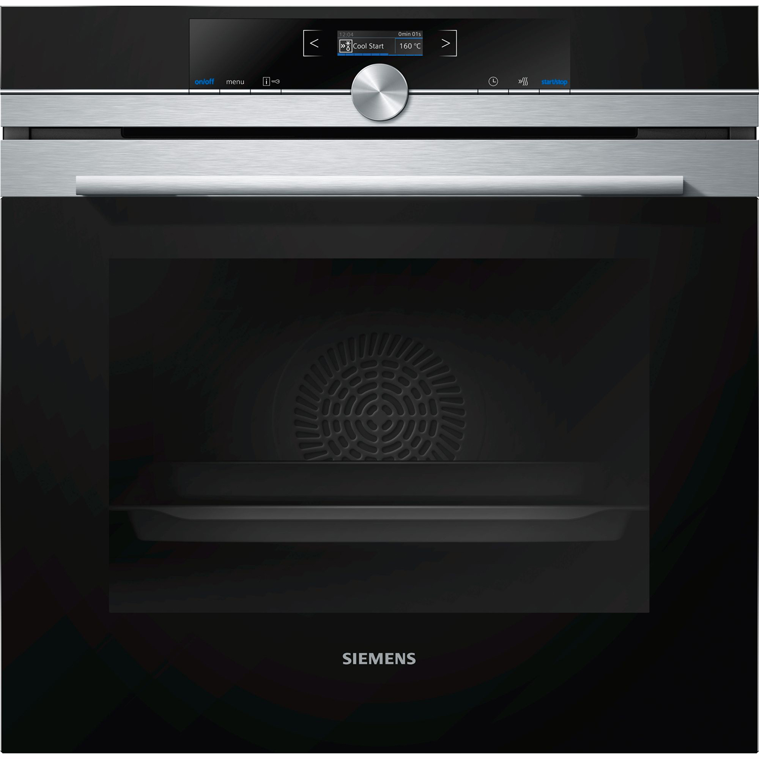siemens Four intégrable 71l 60cm a+ inox/noir siemens