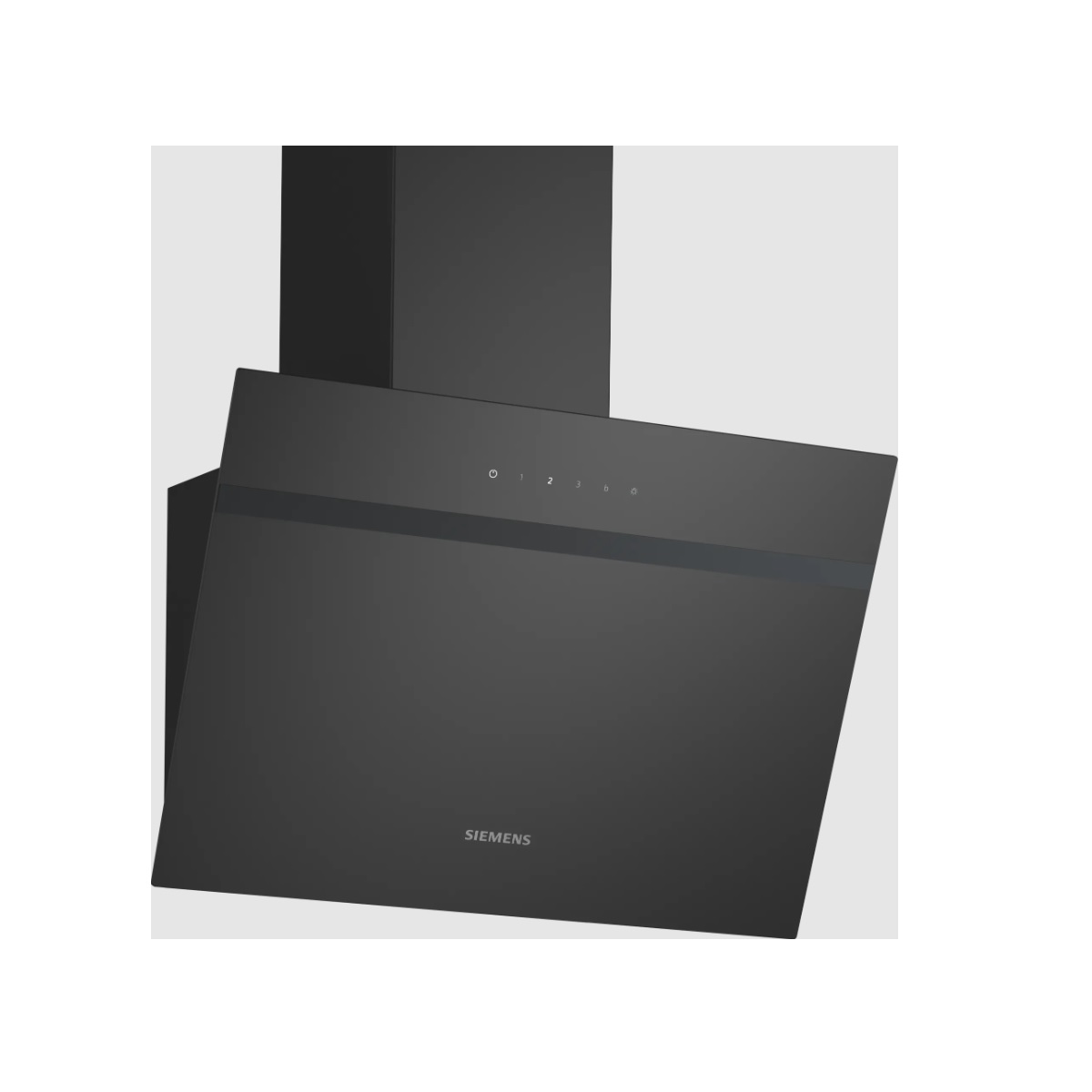 siemens Hotte décorative inclinée 60cm 550m3/h noir siemens