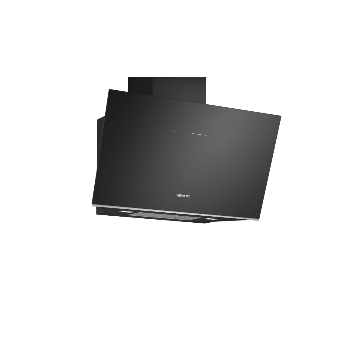 siemens Hotte décorative inclinée 90cm 51db 441m3/h noir siemens