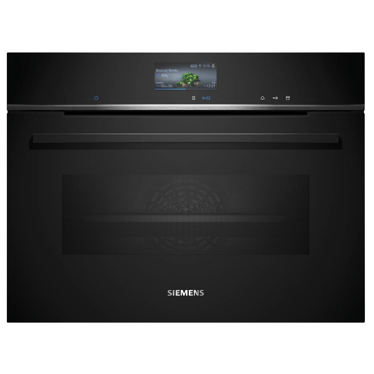 siemens four intégrable combi vapeur 47l 60cm a+ hydrolyse noir cs736g1b1