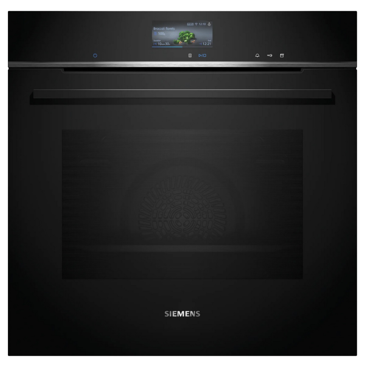 siemens four intégrable combi vapeur 71l 60cm a+ pyrolyse noir hr776g3b1