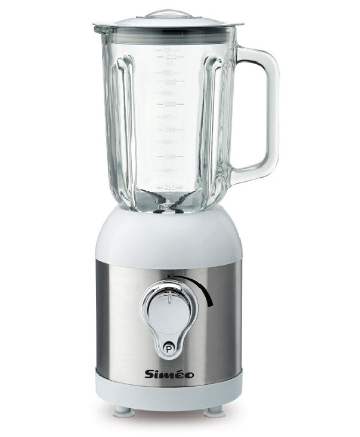 simeo Blender 1.6 l 500w blanc/inox simeo