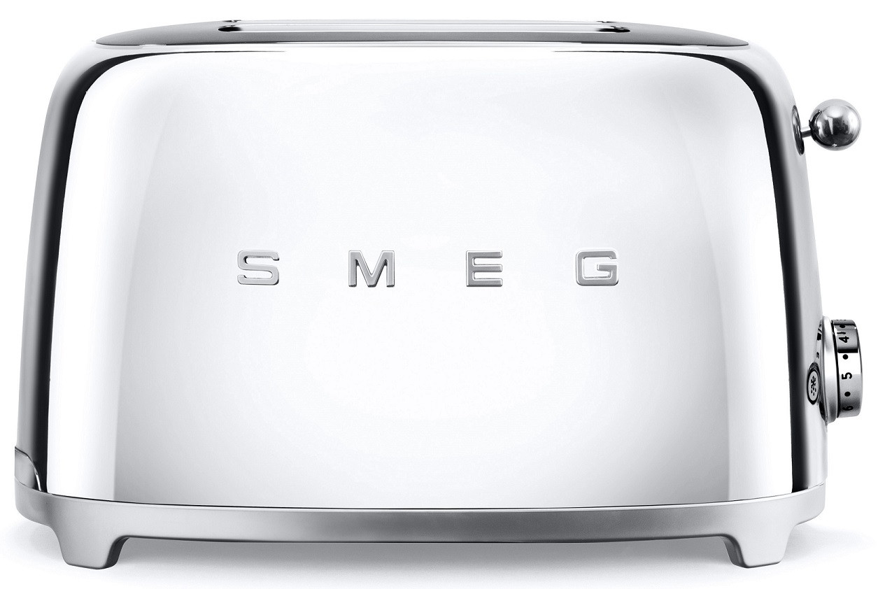 smeg Grille-pain 2 fentes 950w chrome smeg