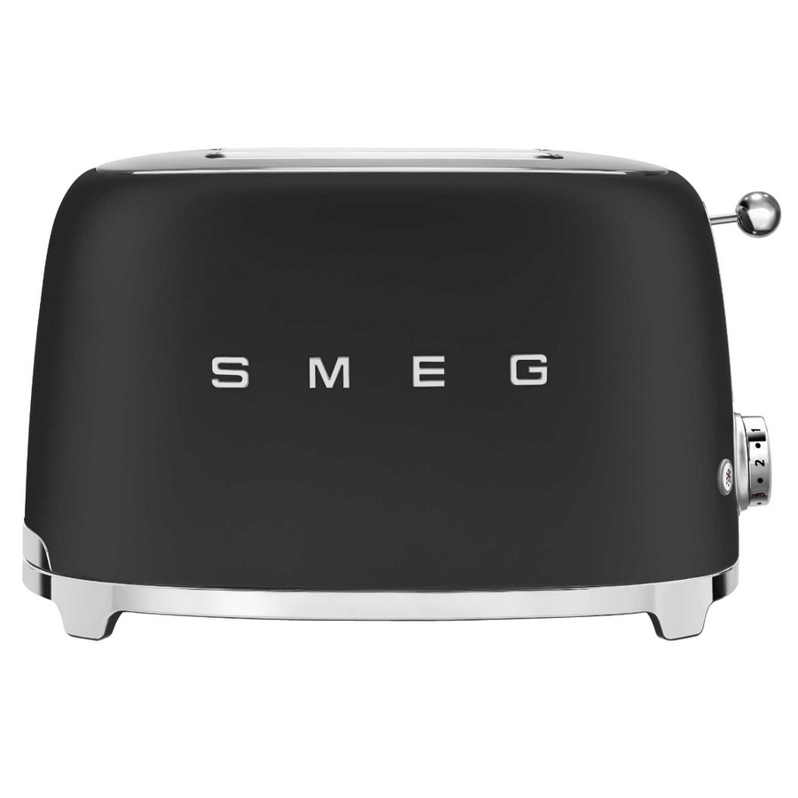 smeg Grille-pains 2 fentes 950w noir mat smeg