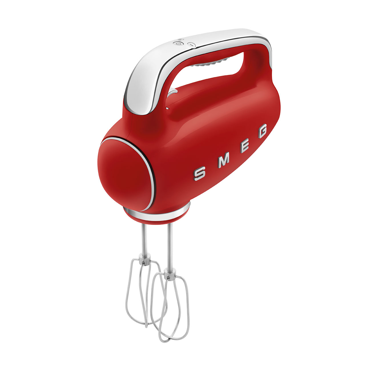 smeg batteur électrique 250w rouge hmf01rdeu