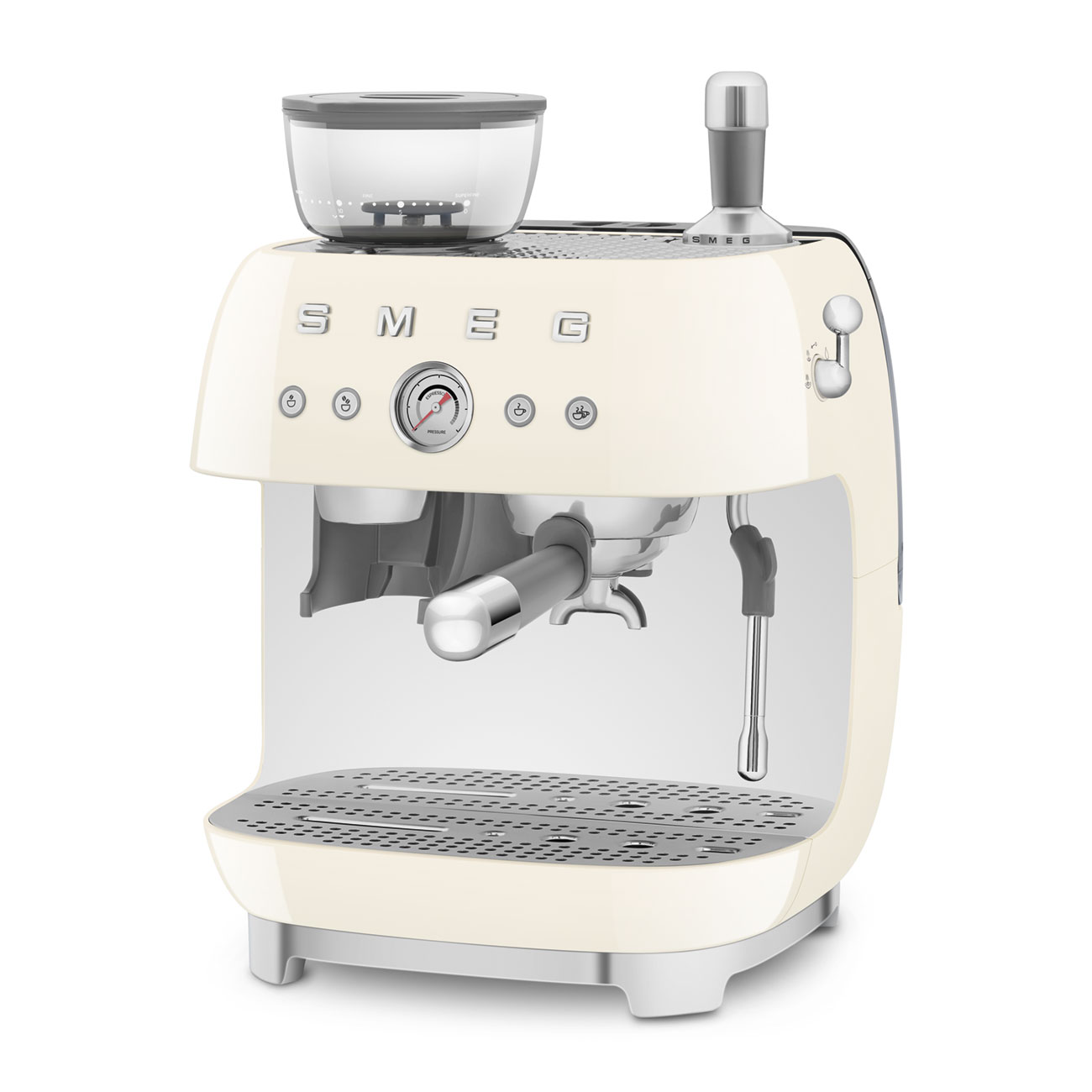 smeg robot café 20 bars crème egf03creu