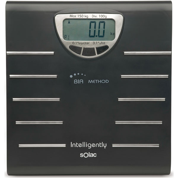 solac Impédancemètre graisse eau 150kg 100g solac