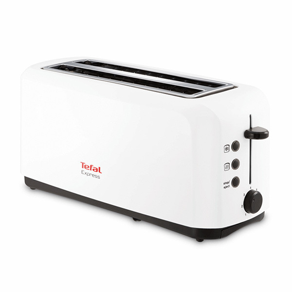 tefal Grille-pain 2 fentes longues 1500w blanc tefal