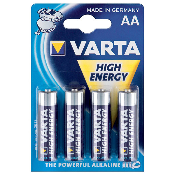varta Lot de 4 piles type lr6 1.5 volts varta