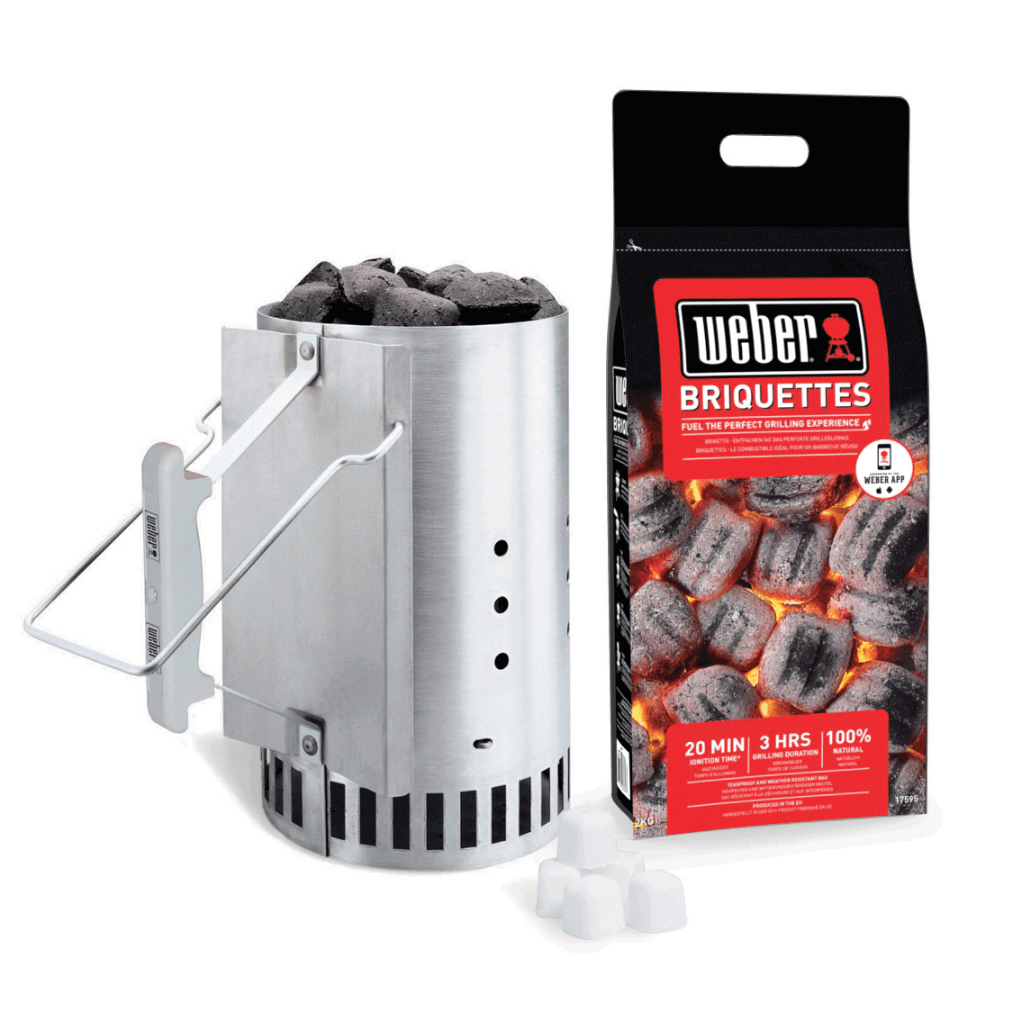 weber Kit cheminée d'allumage pour barbecue charbon weber