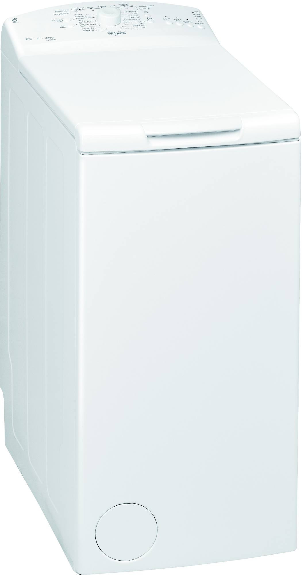 whirlpool Lave-linge top 40cm 6kg 1200t a++ blanc whirlpool