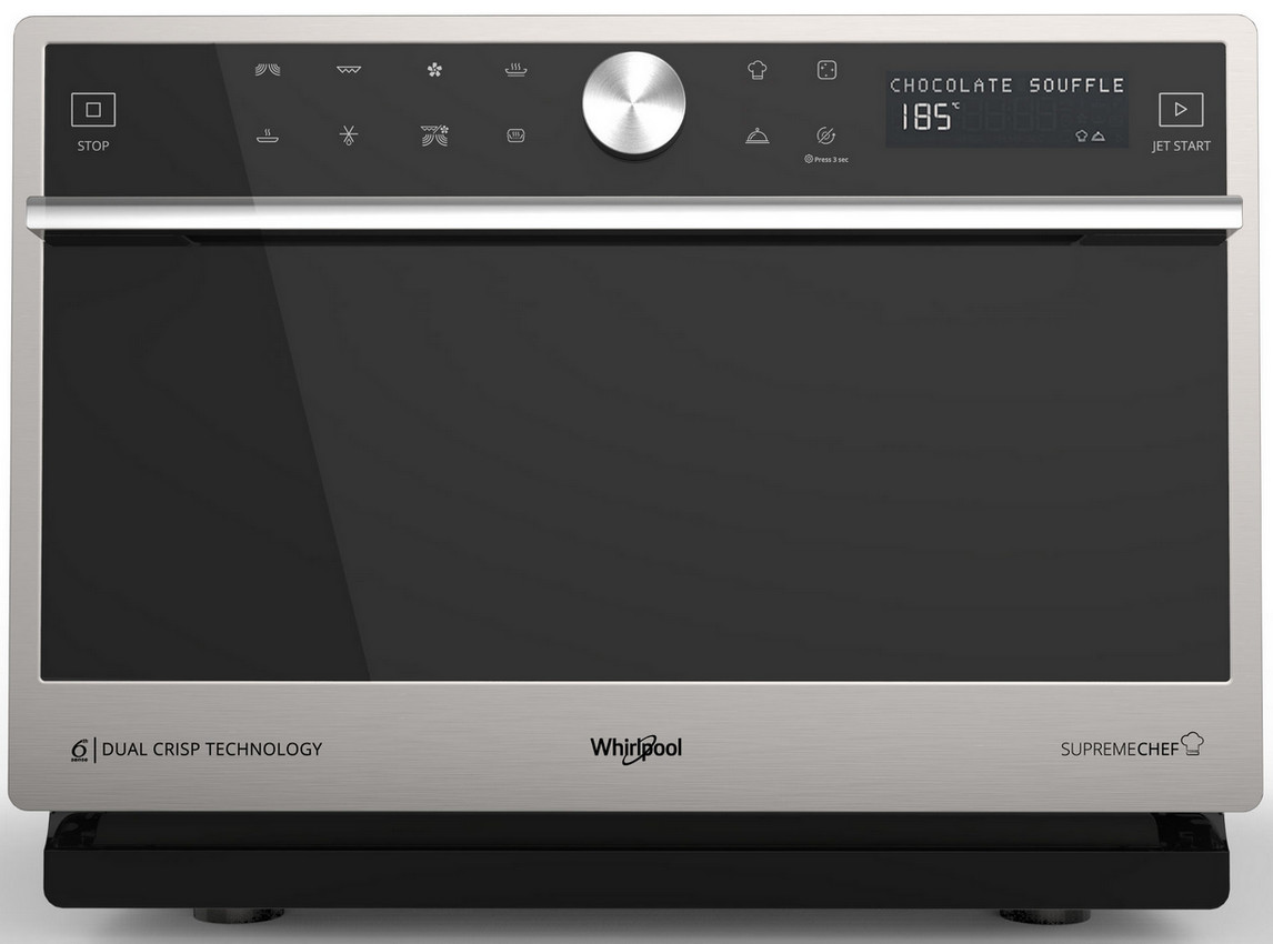 whirlpool Micro-onde combiné 33l 1000w inox/noir whirlpool