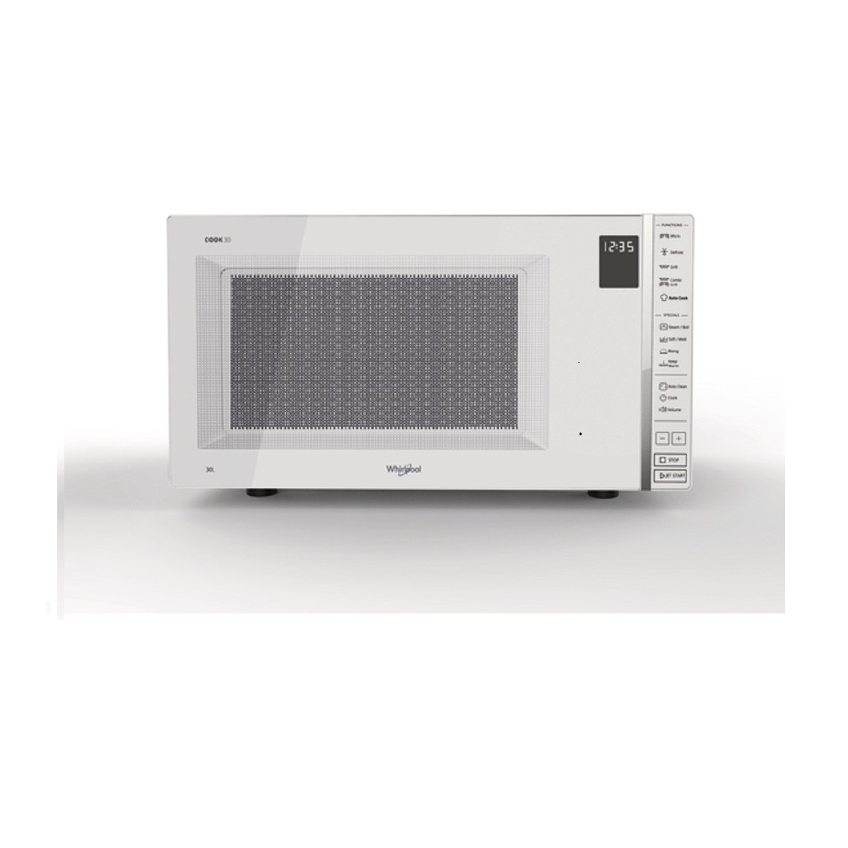 whirlpool Micro-ondes grill 30l 900w blanc whirlpool