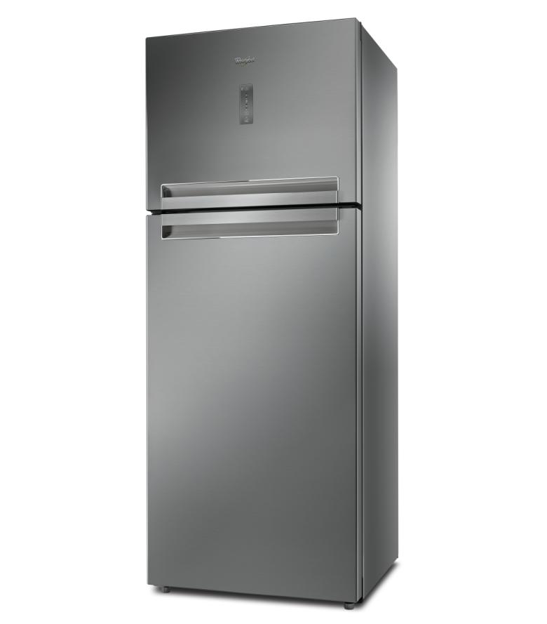 whirlpool Réfrigérateur combiné 70cm 423l a++ nofrost inox whirlpool