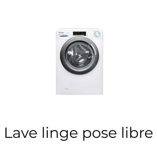 Candy lave linge pose libre