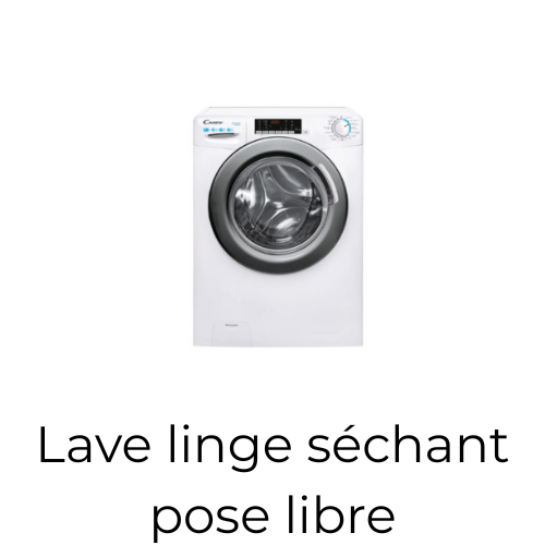 Candy lave linge séchant pose libre