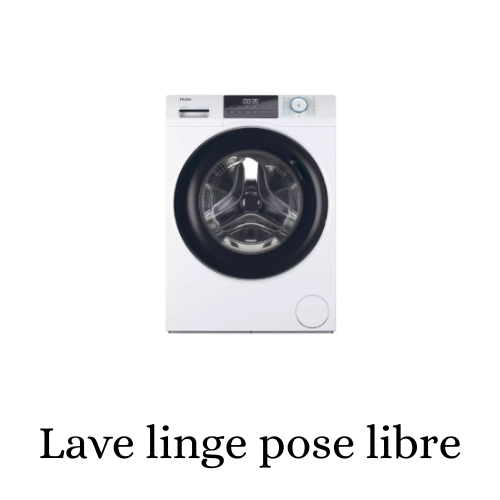 Haier lave linge pose libre