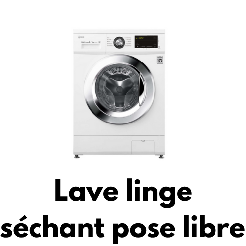 LG  lave linge séchant pose libre