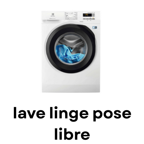 Electrolux lave linge pose libre
