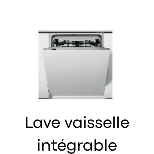 Whirlpool lave vaisselle intégrable